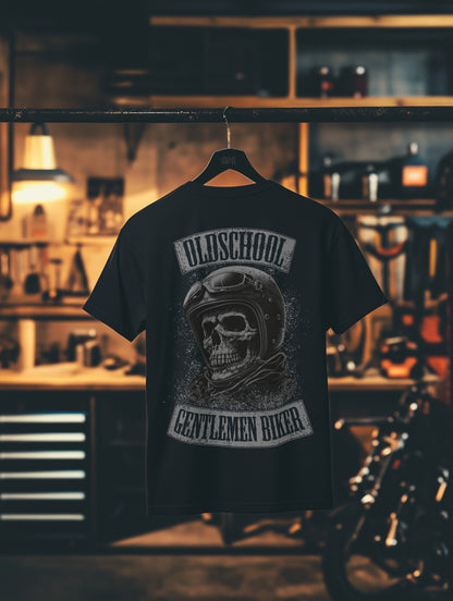 Biker T-Shirt old school gentlemen Rücken