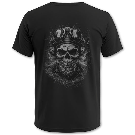 Biker T-Shirt skull biker II Rücken