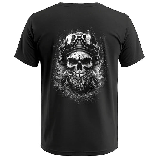 Biker T-Shirt skull biker II Rücken