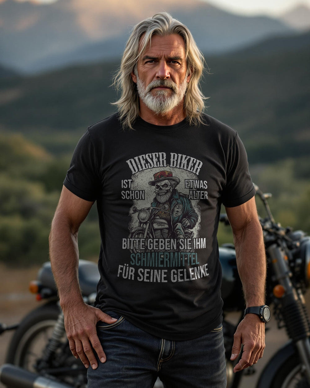 Biker T-Shirt schmiermittel für gelenke