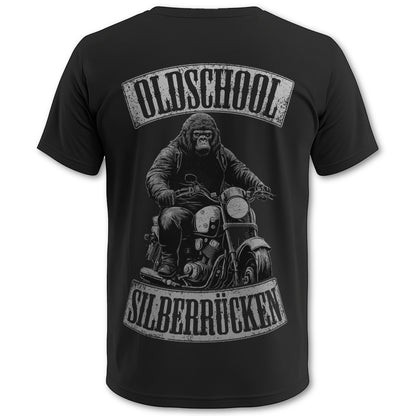 Biker T-Shirt old school Silberrücken Rücken