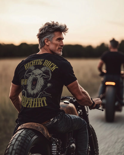 Biker T-Shirt richtig Bock auf ne Ausfahrt Rücken