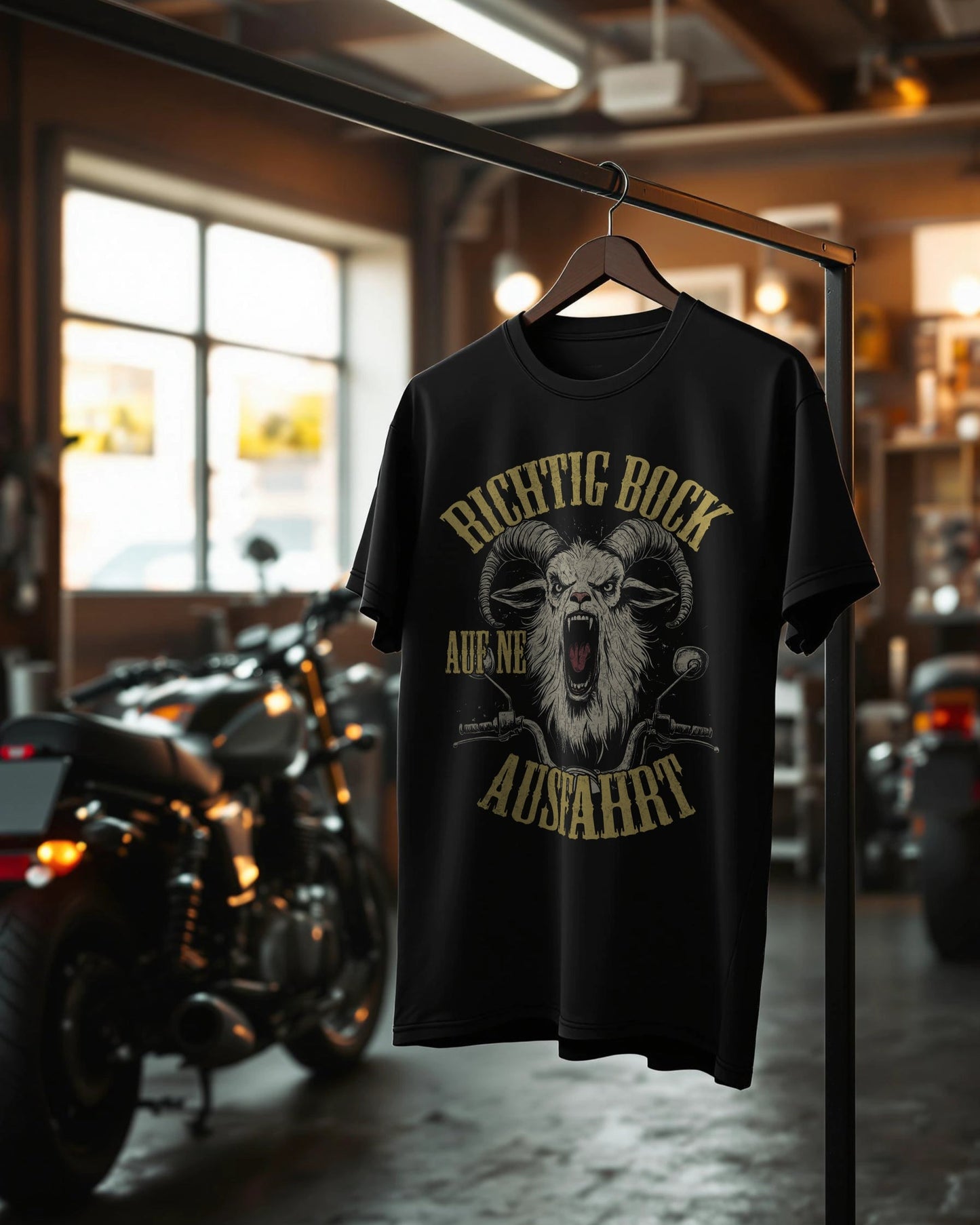 Biker T-Shirt Richtig Bock auf ne Ausfahrt