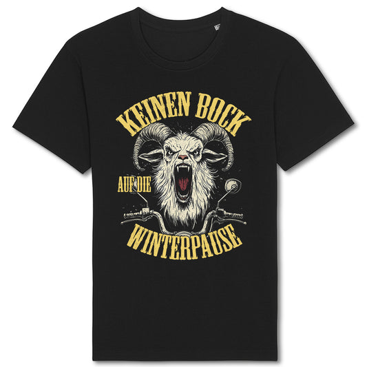 Biker T-Shirt Keinen Bock auf die Winterpause