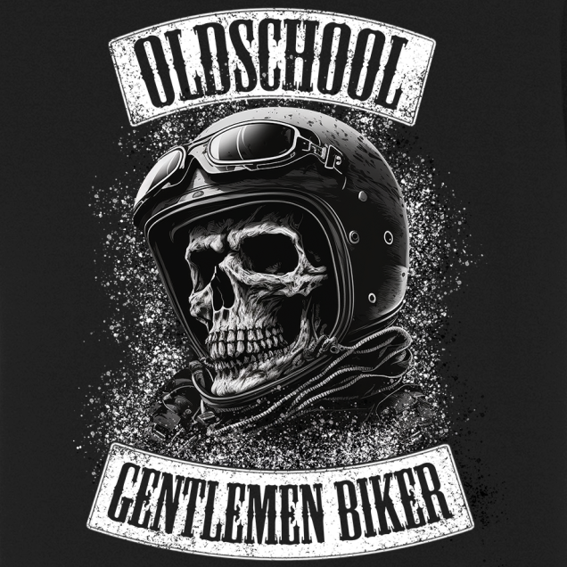Biker T-Shirt old school gentlemen