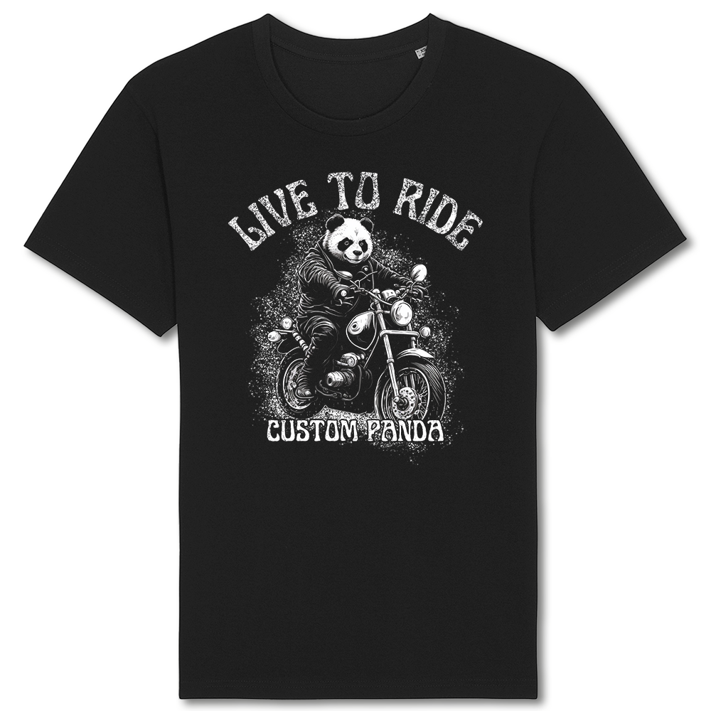 Biker T-Shirt custom panda