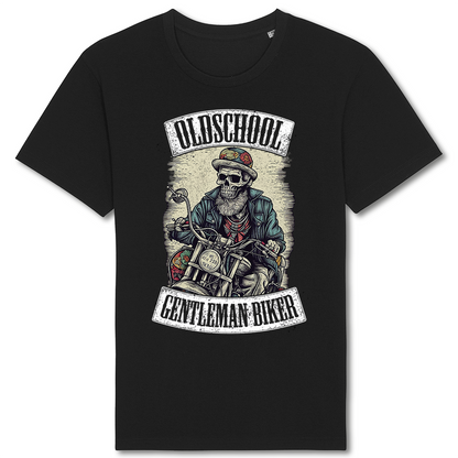 Biker T-Shirt old school skull II