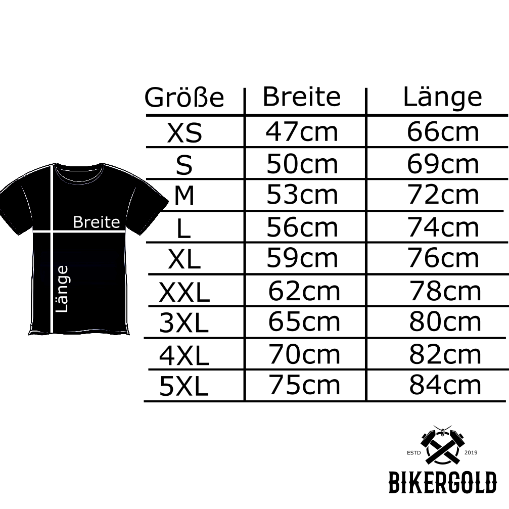 Biker T-Shirt biker werden nicht grau II